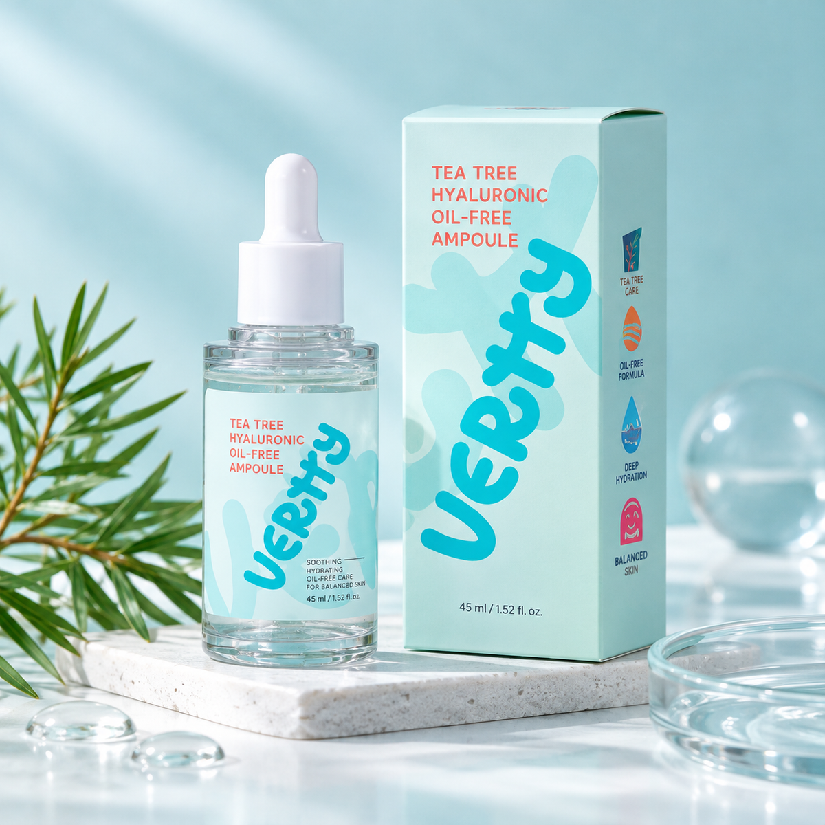 [Acne Treatment]Tea Tree Hyaluronic Oil-Free Ampoule